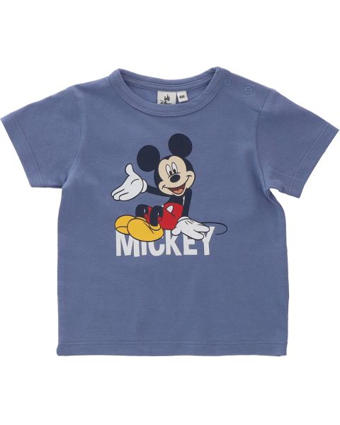T-shirt bébé Disney Mickey - 100% Coton - Bleu
