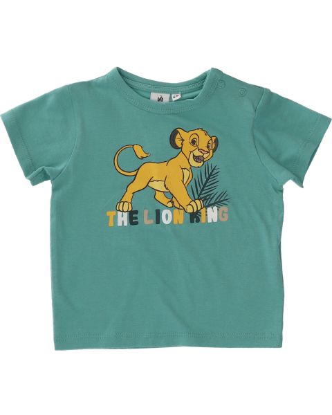 T-shirt bébé Disney Simba Roi Lion - 100% Coton - Vert