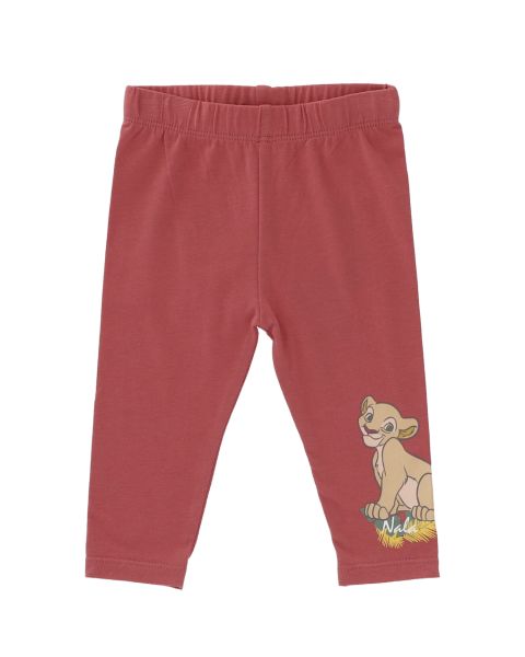 Pantalon bébé legging Disney Nala Roi Lion - 100% Coton - Rose