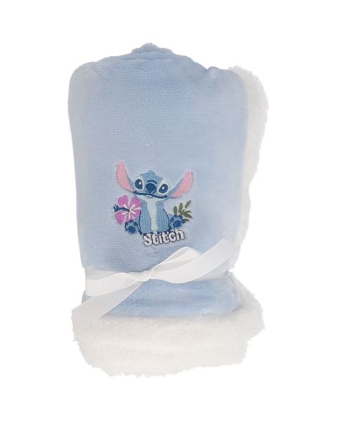 Couverture Disney Stitch 75x100 cm coloris bleu - Mode en Web