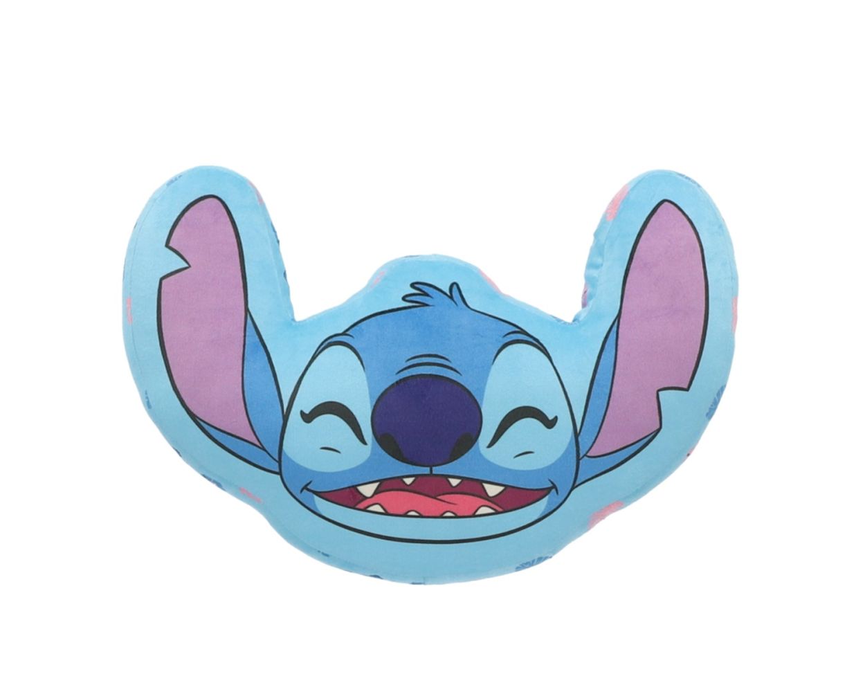 MODE EN WEB Coussin 3D Stitch Disney - 100% Polyester - Bleu