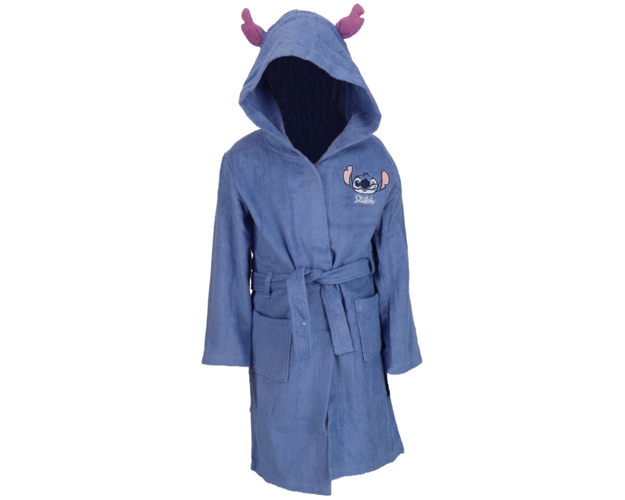 MODE EN WEB DISNEY Peignoir Stitch 100% Coton 300 GSM Bleu