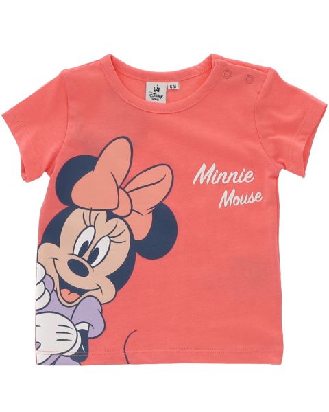 T-shirt bébé Disney Minnie - 100% Coton - Rose