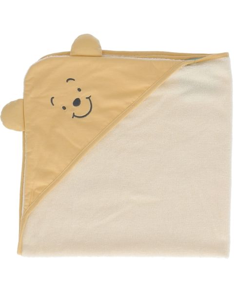 Cape de bain Disney Winnie l'Ourson 70x70 cm blanc et jaune - Mode en Web