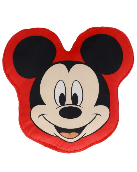 Coussin 3D Mickey Mouse Disney forme tête avec oreilles noires - Mode en Web