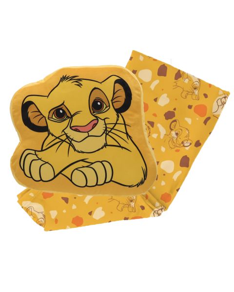 Coussin-plaid Simba 2-en-1 idéal pour les voyages et la sieste - Mode en Web