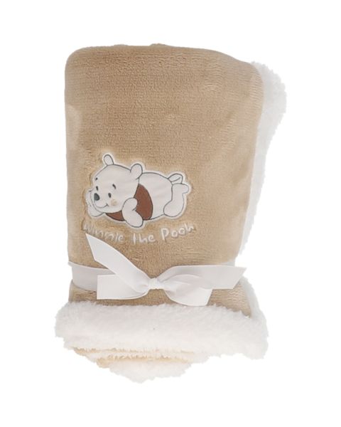 Couverture Disney Winnie l'Ourson 75x100 cm coloris écru - Mode en Web