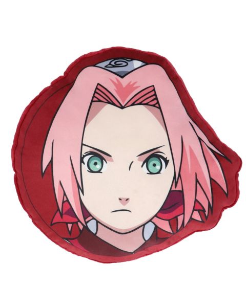 Coussin 3D Sakura Haruno Naruto Shippuden rouge et rose - Mode en Web
