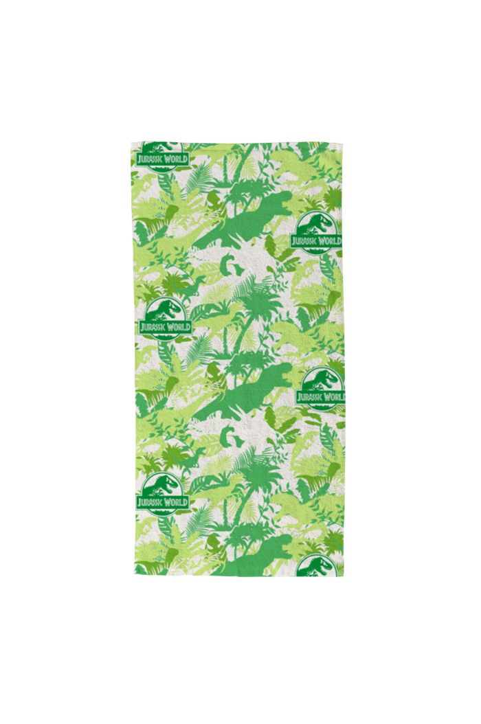 Serviette de plage Jurassic World 70x140 cm motif dinosaures et jungle - Mode en Web